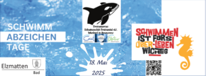 Mehr über den Artikel erfahren Schwimmabzeichentag am 18.5.25 im Elzmattenbad